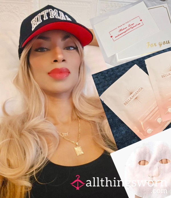 Used Facial Sheet Mask