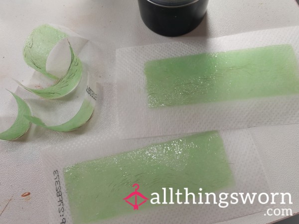 Used Facial Waxstrips