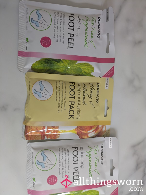 Used Feet Mask