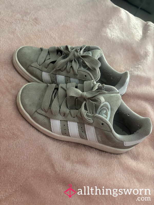Used Filthy Adidas Shoes