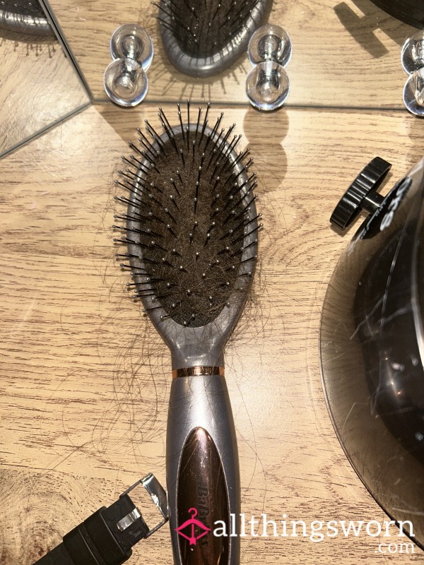 Used Filthy Hair Brush