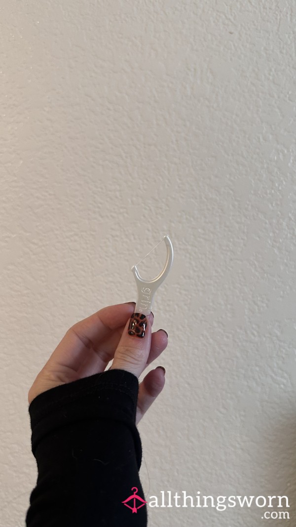 Used Floss Pick