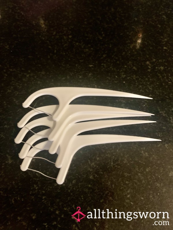 Used Floss Picks