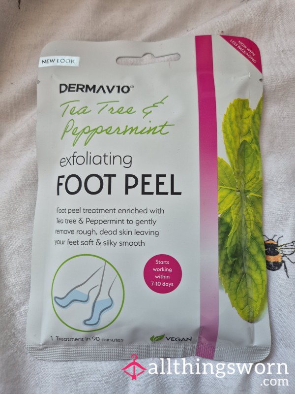 🌹Used Foot Exfoliator Mask🕷