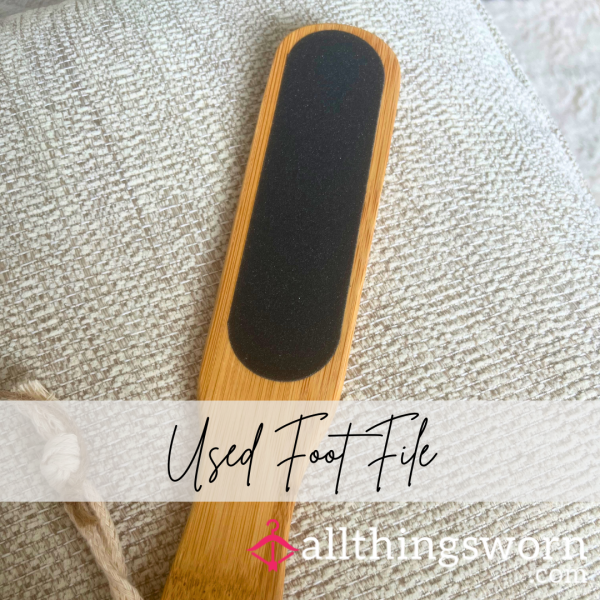 Used Foot File