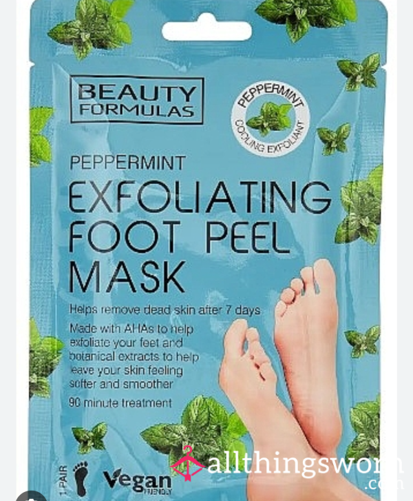 Used Foot Mask