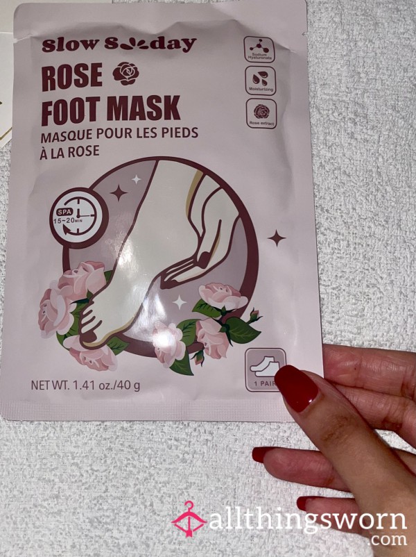 Used Foot Mask