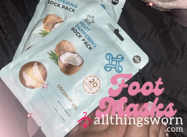 Used Foot Mask 🦶🩷