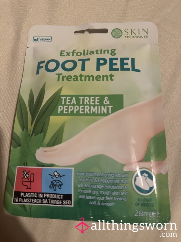 Used Foot Mask