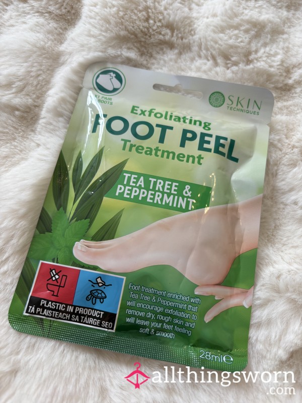 Used Foot Mask