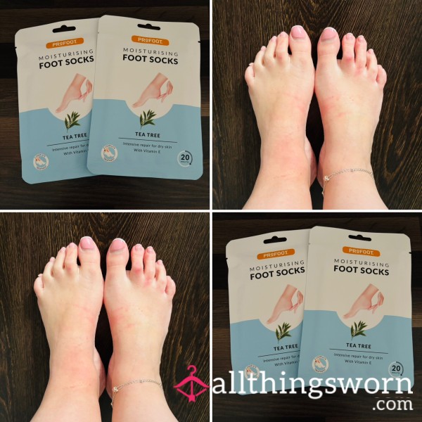 Used 🦶 Foot Mask