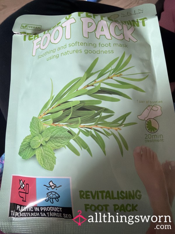 Used Foot Mask