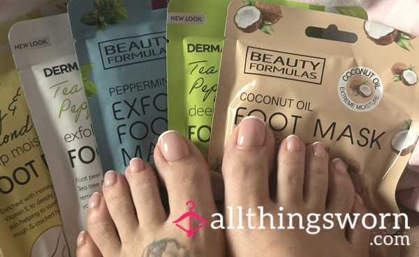Used Foot Mask