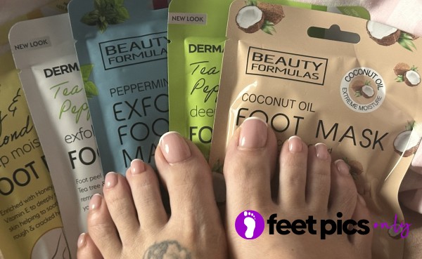 Used Foot Mask