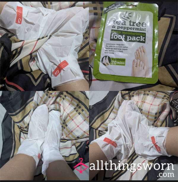 Used Foot Mask,