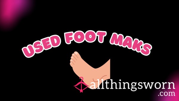 Used Foot Mask
