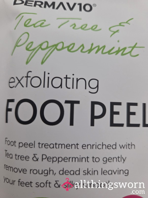 Used Foot Mask