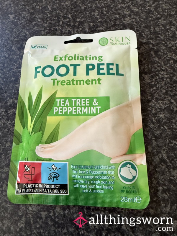 Used Foot Mask