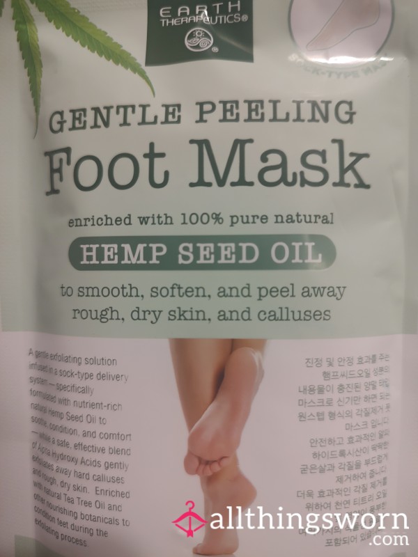 Used Foot Mask