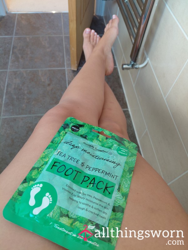Used Foot Mask