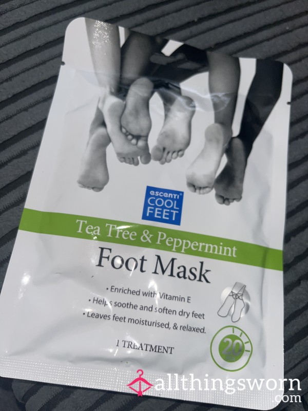 Used Foot Mask ☺️😈