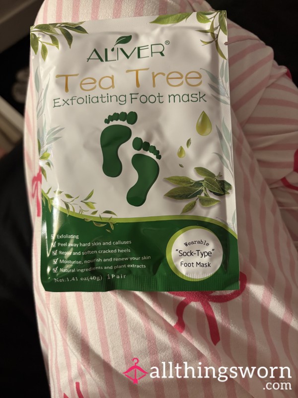 Used Foot Mask👣🩷