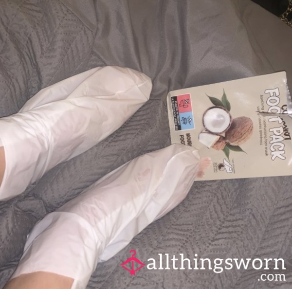 Used Foot Mask