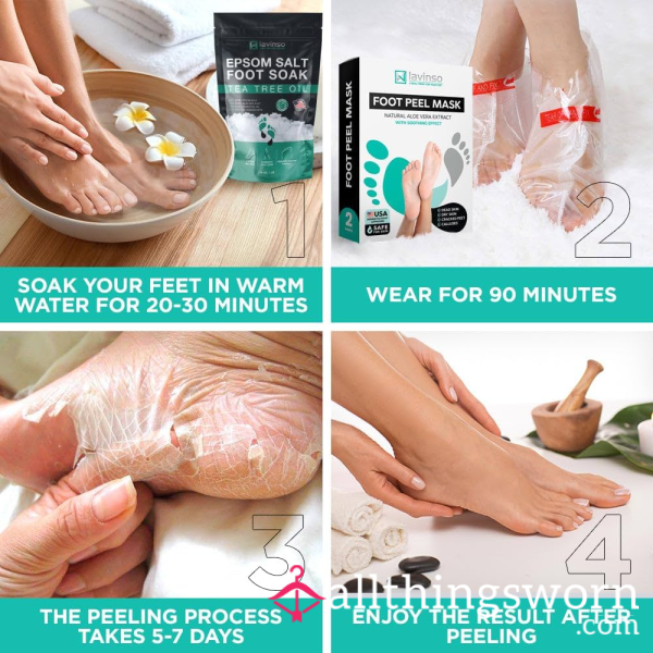 Used Foot Mask