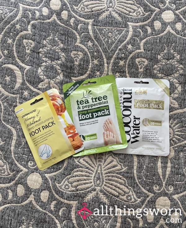 Used Foot Mask + Application Video (Price Listed Per Mask)