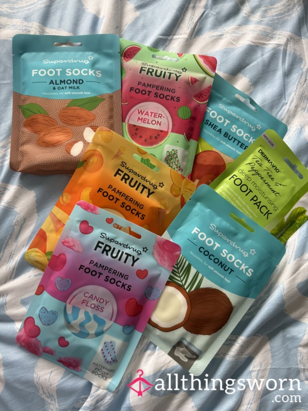 🔥 Used Foot Mask – Just For You 👣
