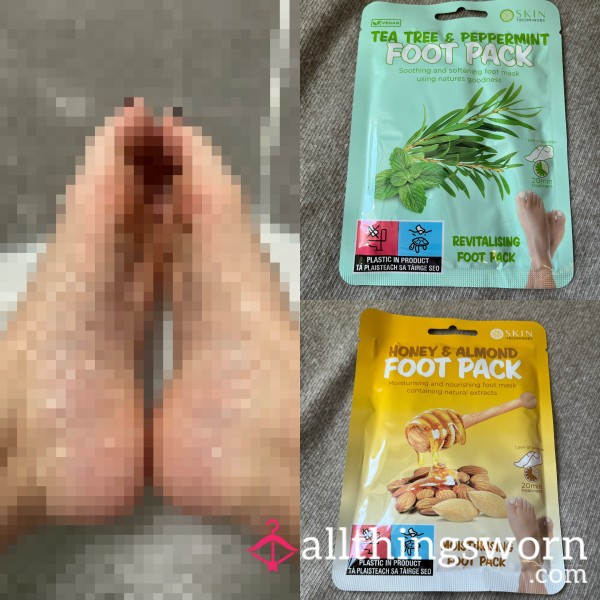 Used Foot Mask - Pick Your Treatment - Proof Of Use Photo Included 🦶 🧴