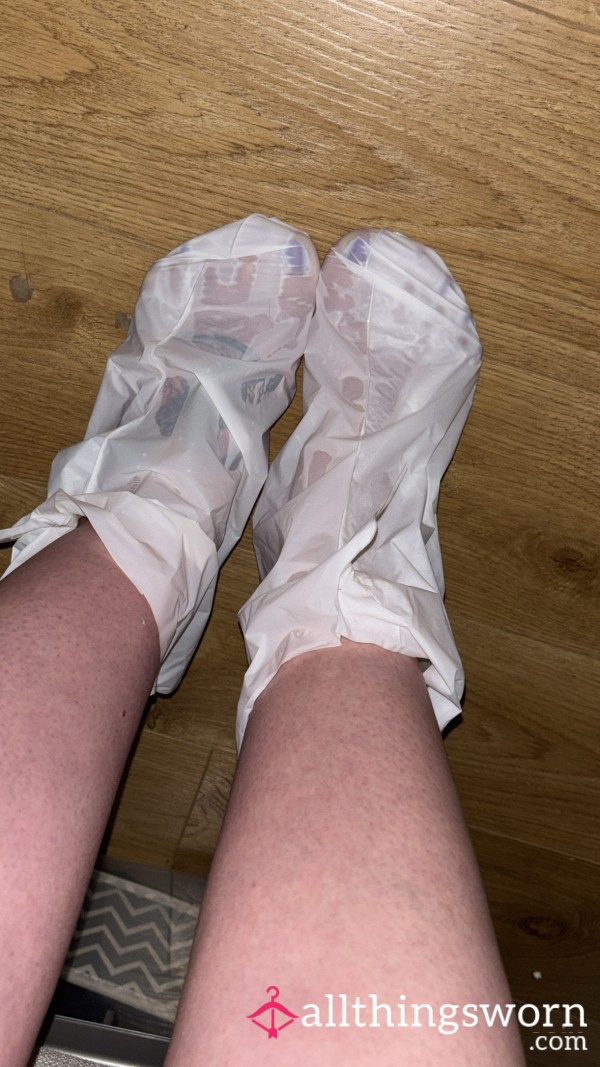 Used Foot Mask Socks