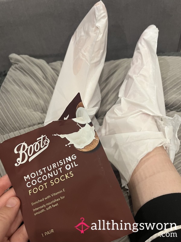 Used Foot Mask Socks