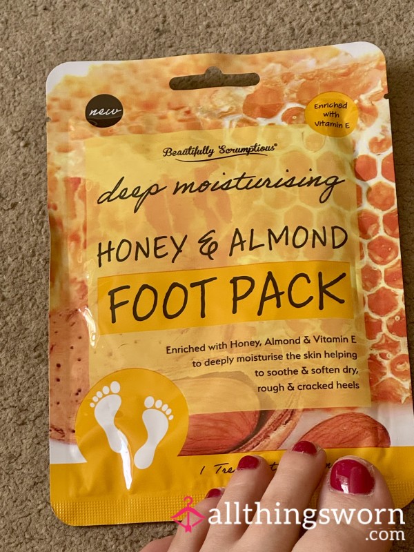 Used Foot Mask With Foot Pics