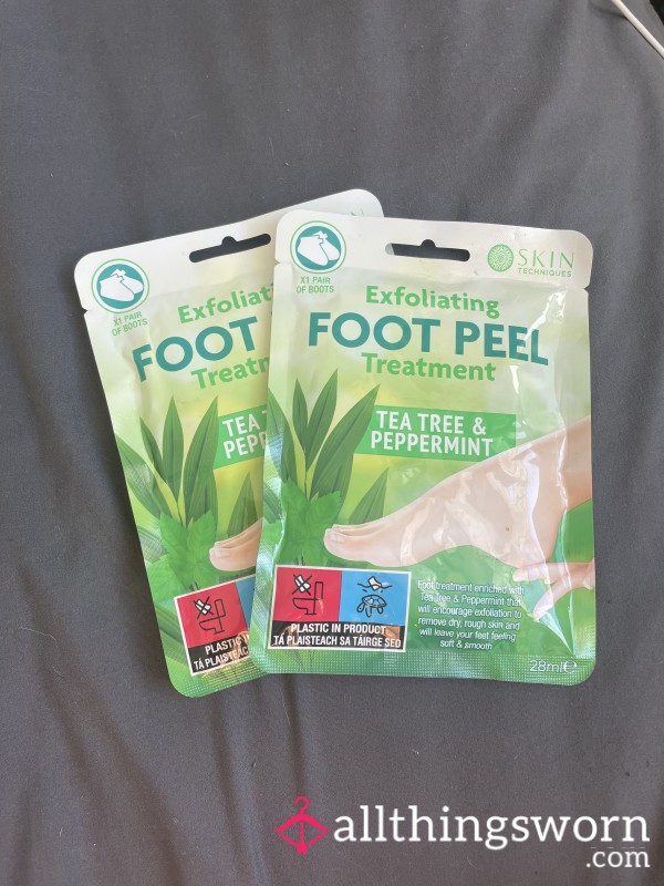 Used Foot Masks 🦶🏼🧴
