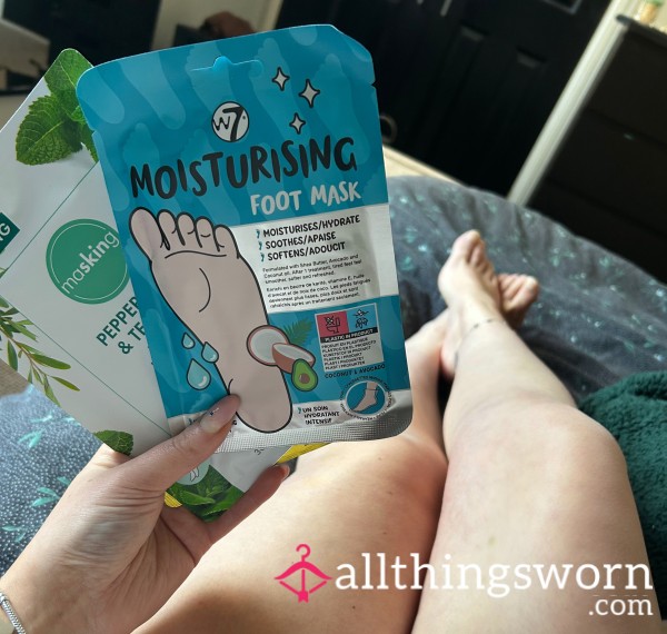 Used Foot Masks