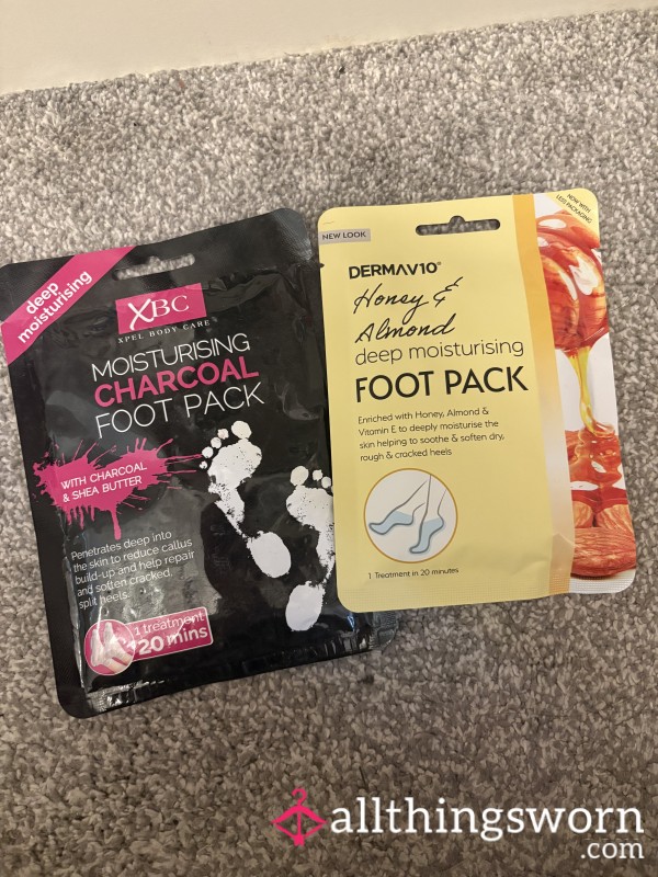 Used Foot Masks