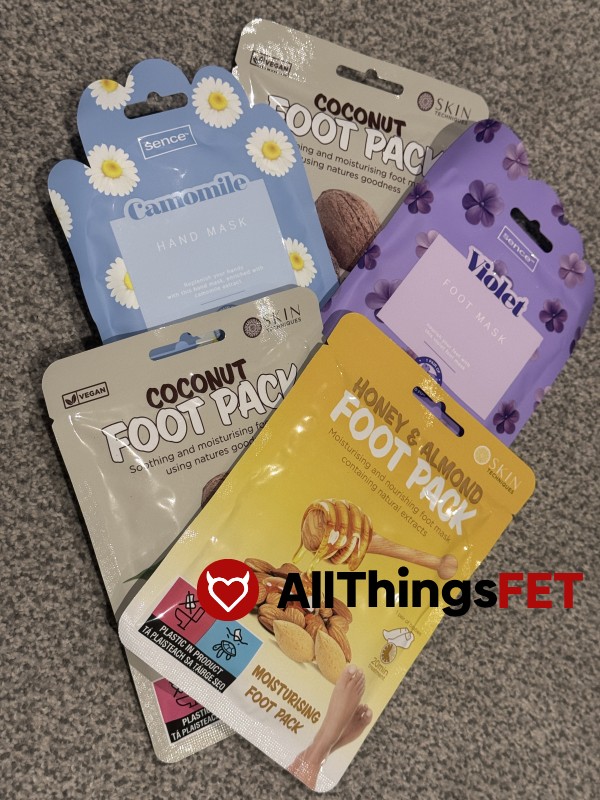 Used Foot Masks