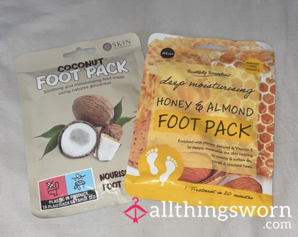 Used Foot Masks 🧖‍♀️👣