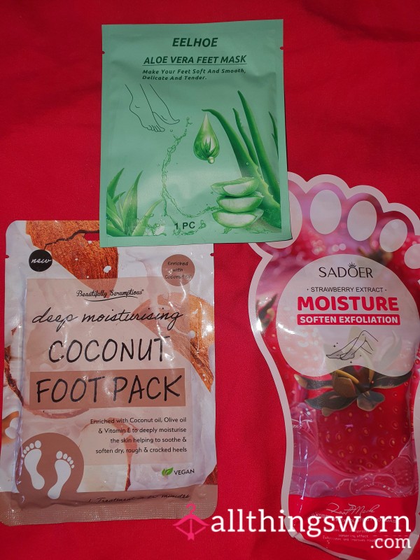 Used Foot Masks 👣