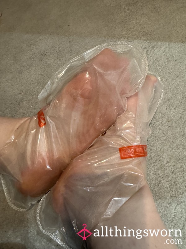 Used Foot Masks 👀