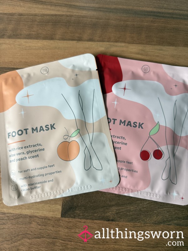 Used Foot Masks – Fresh From My Spa Session