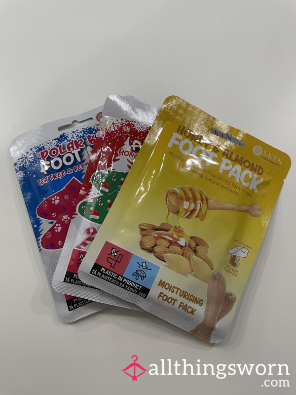 Used Foot Masks/booties Take Your Pick 😉