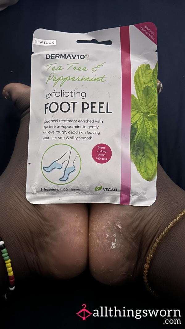 Used Foot P**l 🦶🏿🦶🏿Mask