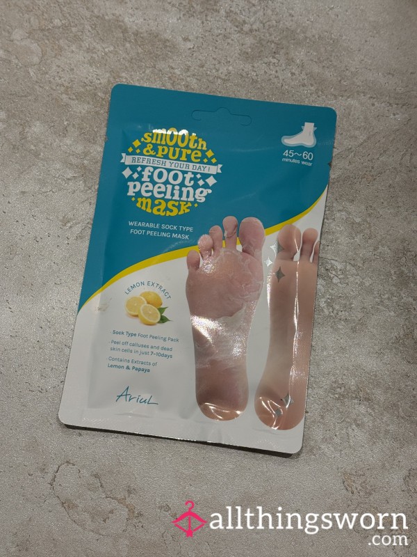 Used Foot P**l Mask, Used For 45-60 Minutes