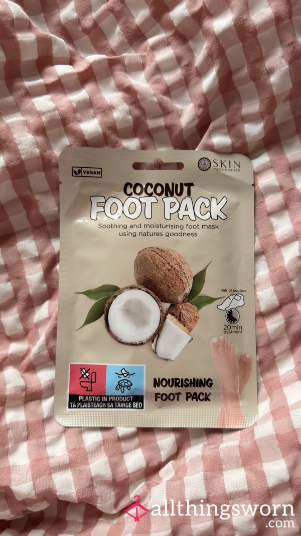 Used Foot Sock Masks 💕