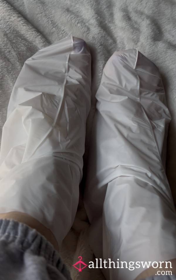 Used Foot Socks Worn For 25 Minutes