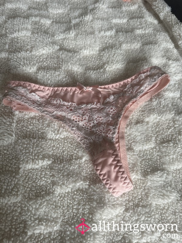 Used For One Day Satin Thongs