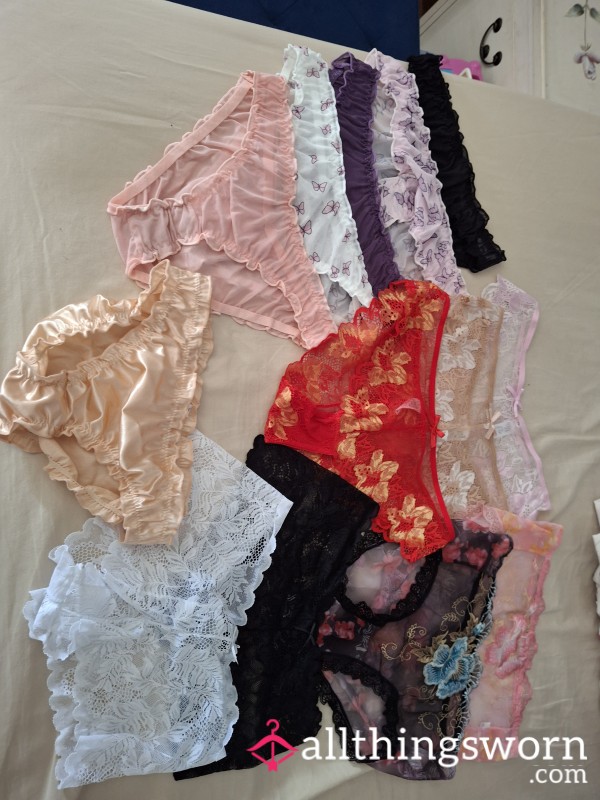 Used Frilly Briefs Available For Wears From Monday