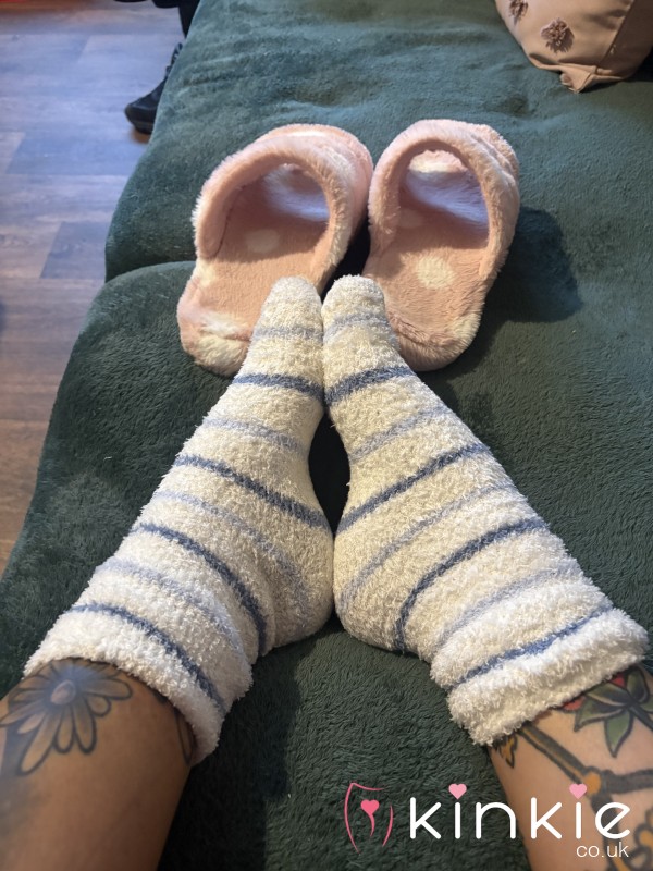 Used Fluffy Socks
